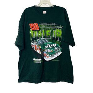 Dale Earnhardt Jr. #88 NASCAR Green Tshirt Sz 3X Chase Authentic Mountain Dew